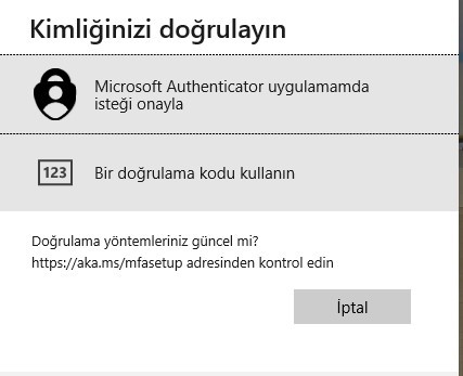 Microsoft Authenticator Sorunu - Microsoft Q&A