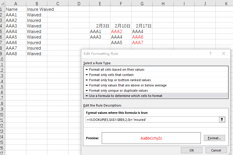 Conditional Formatting based on another Table's Rules? - Microsoft Q&A