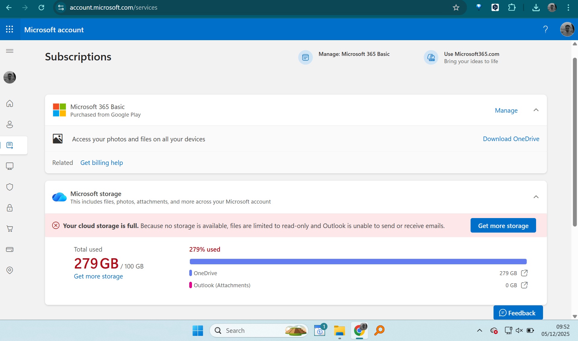 duplicate subscription