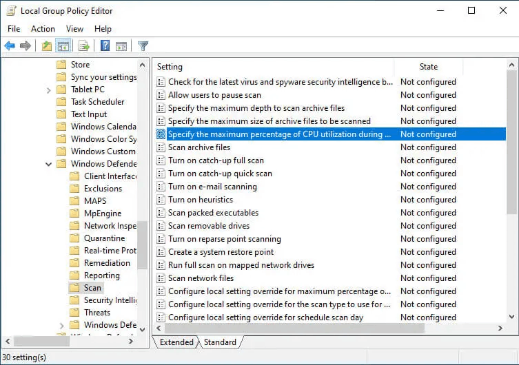 Windows Defender 100% CPU Usage when doing full scan - Microsoft Q&A