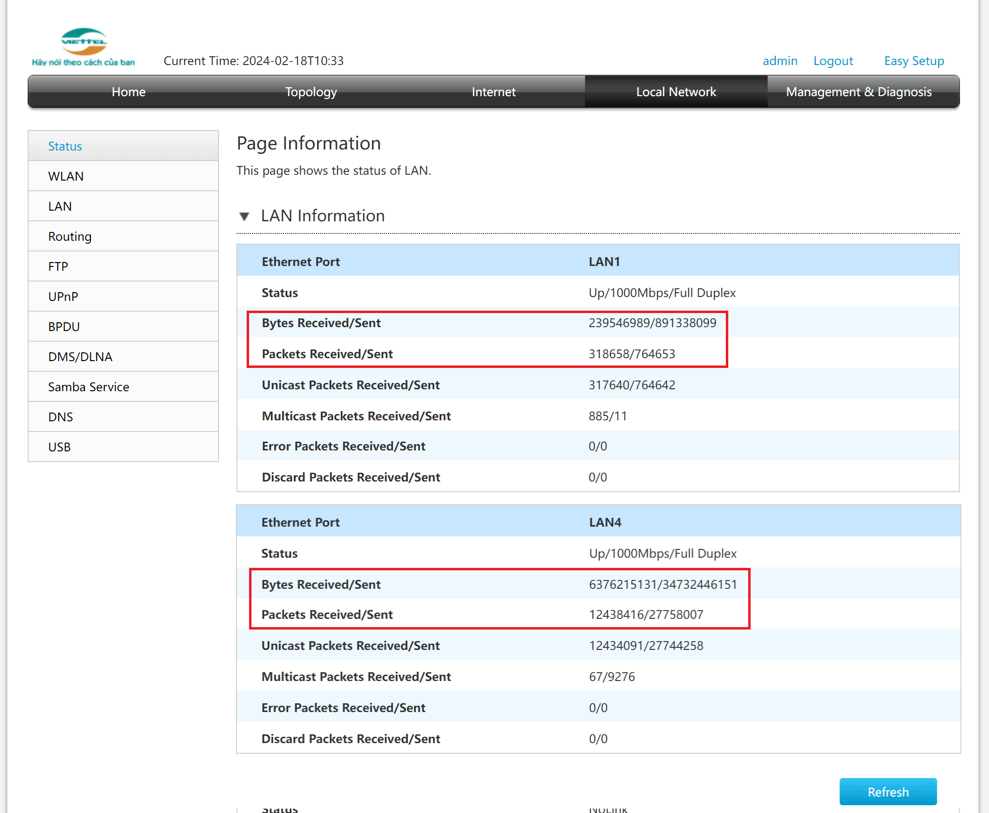 How to know the data download/upload from Data Usage? - Microsoft Q&A