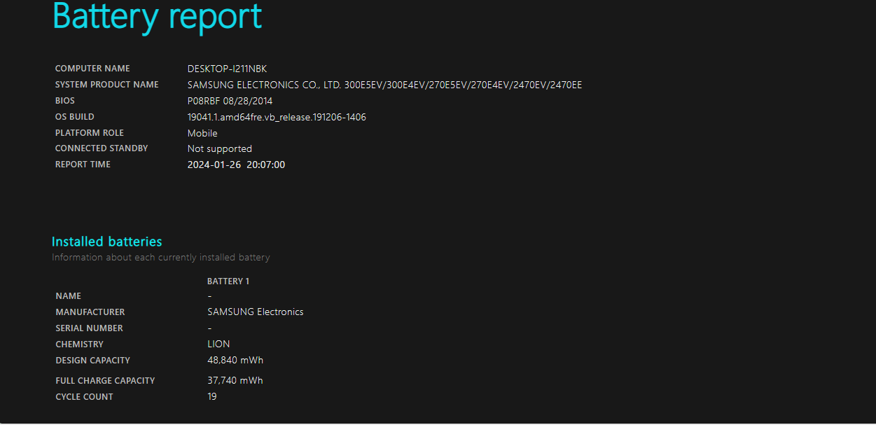Battery cannot reach 100% even if its been charging for all day long ...