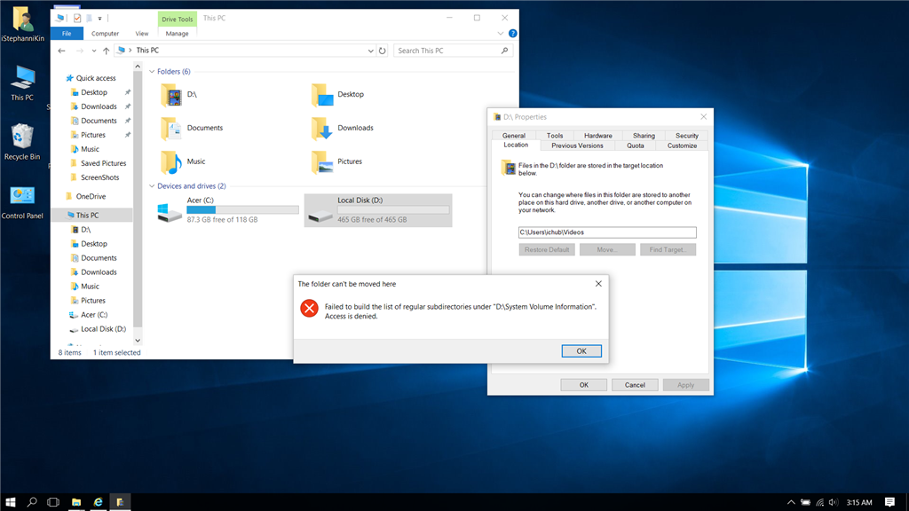 please please please... I need help in restoring my Video folder ...