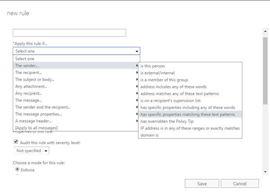 How to set up a Exchange online Mail flow rule in O 365 to block a ...
