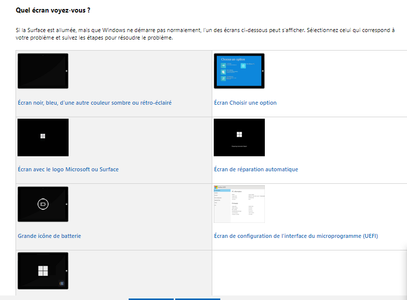 surface pro 4 - Ecran noir - windows 10 inaccessible - Microsoft Q&A