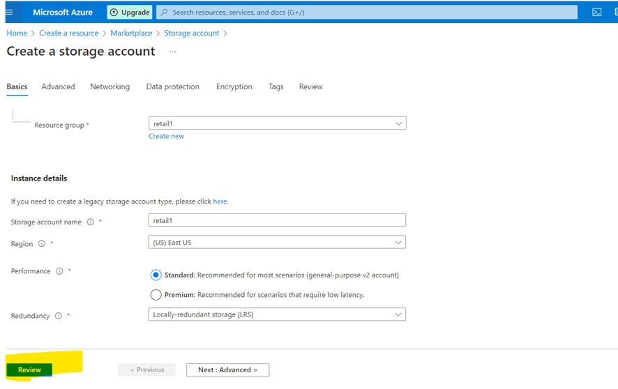 Can't create Azure Data Lake Storage Gen2 - Microsoft Q&A