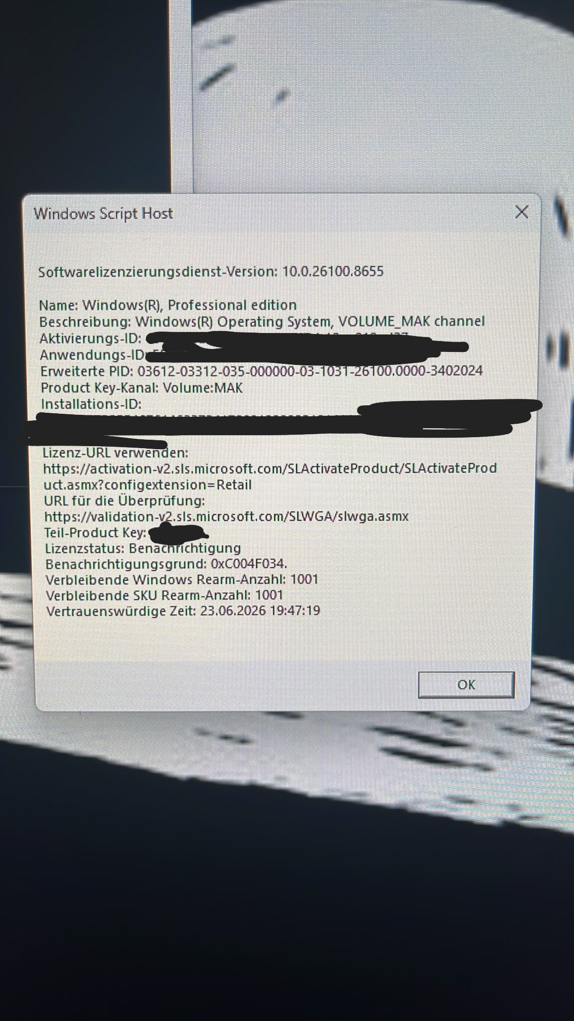 Windows Script host