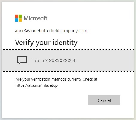 Unknown Number for 2FA When Signing In to MS Account - Microsoft Q&A