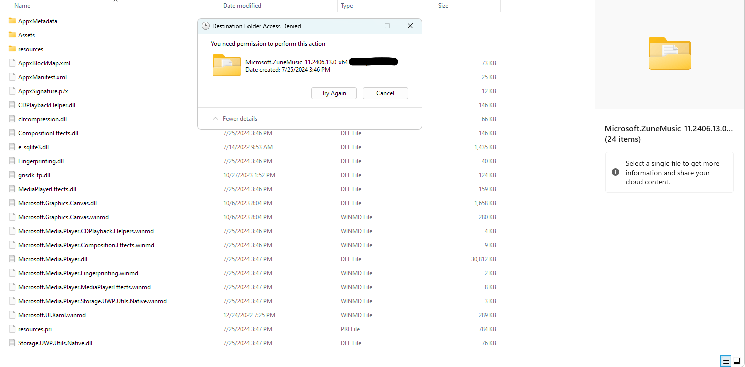 Accidently moved Microsoft.Media.Player.exe, unable to move it back ...