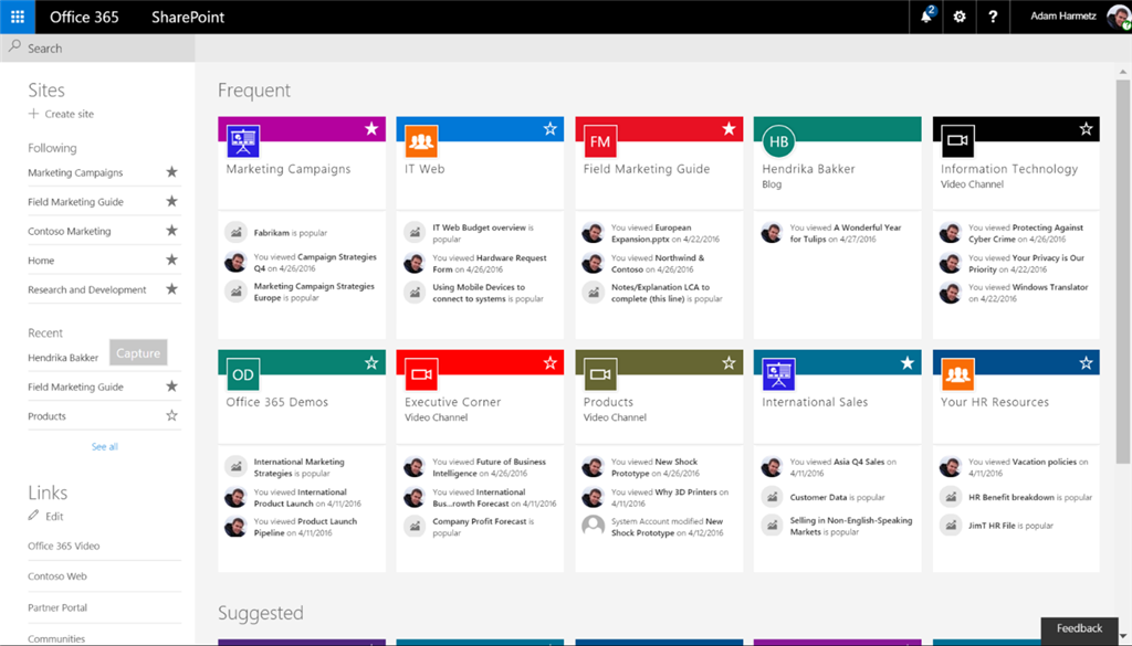 What page Site/SharePoint redirect in App Launcher in Office365 ...