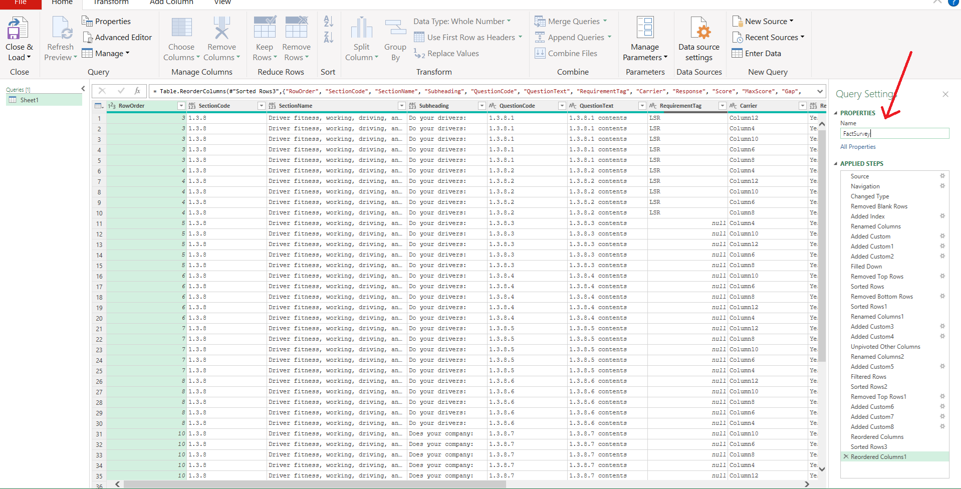 Pivot Table - Microsoft Q&A