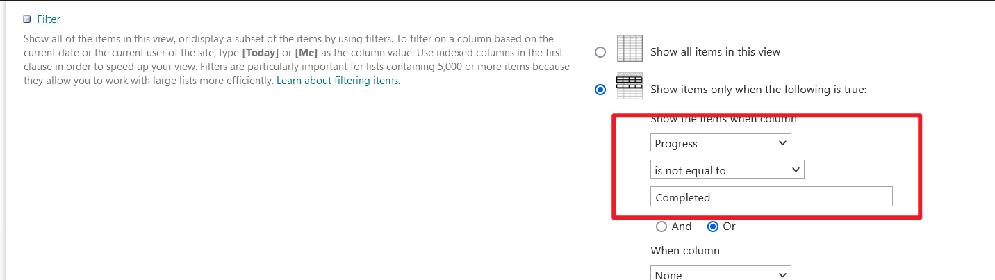 Can you now hide rows in MS Lists? - Microsoft Q&A