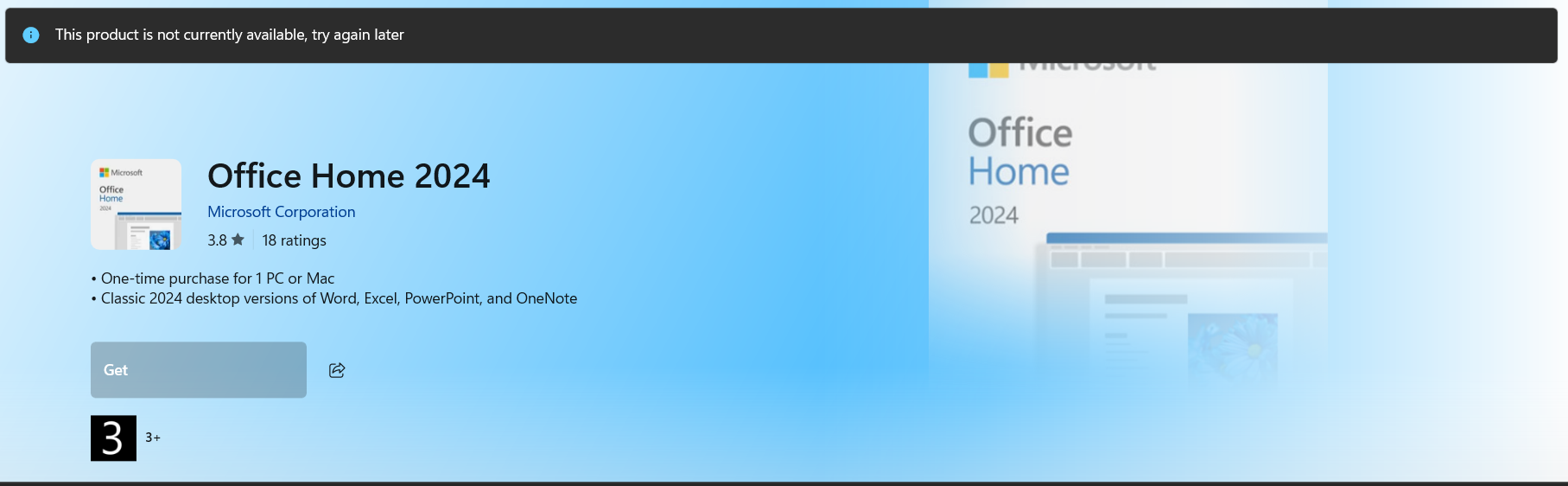 Can't install Office 2024 included with new PC - Microsoft Q&A