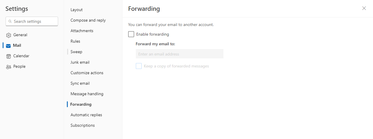 Outlook forwarding keeps turning off by itself - Microsoft Q&A