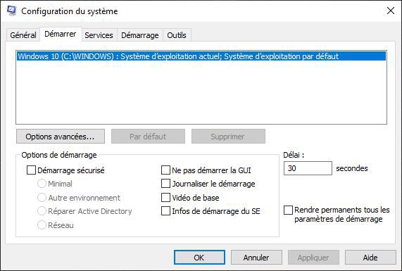 msconfig