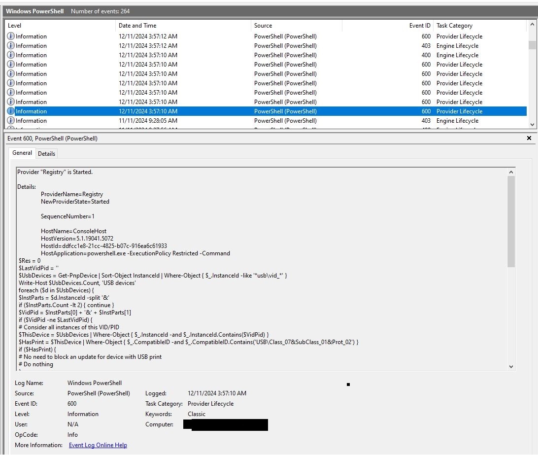 Powershell Running at 3am when power is disconnected to the desktop ...