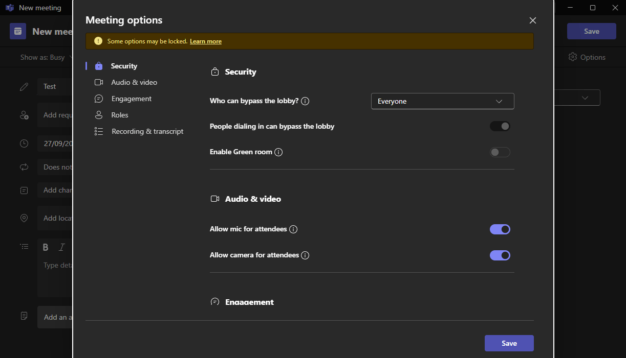 i-can-t-access-meeting-options-in-teams-microsoft-q-a
