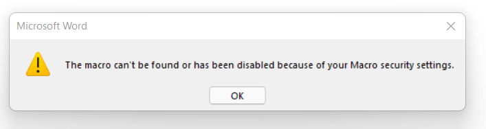 Stubborn Macro Alert when trying to use MathType - Microsoft Q&A