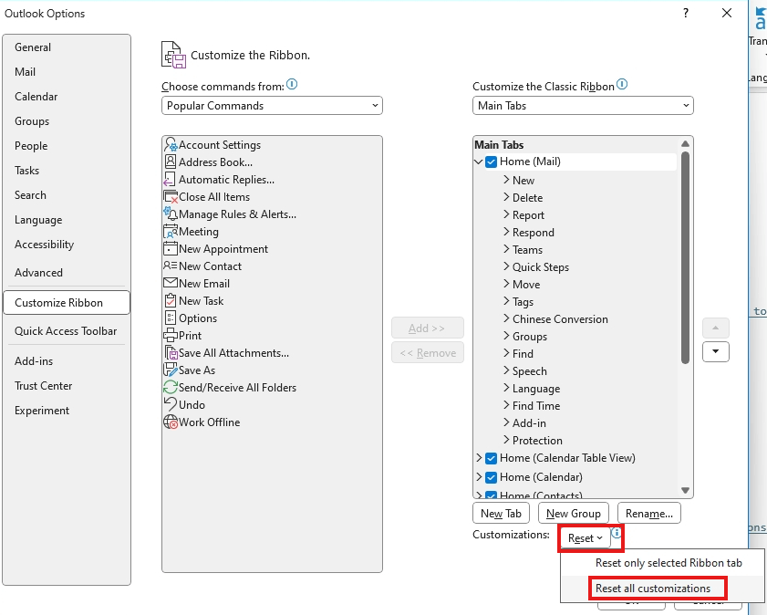 Color categories missing on ribbon for Outlook Classic 365, all ...