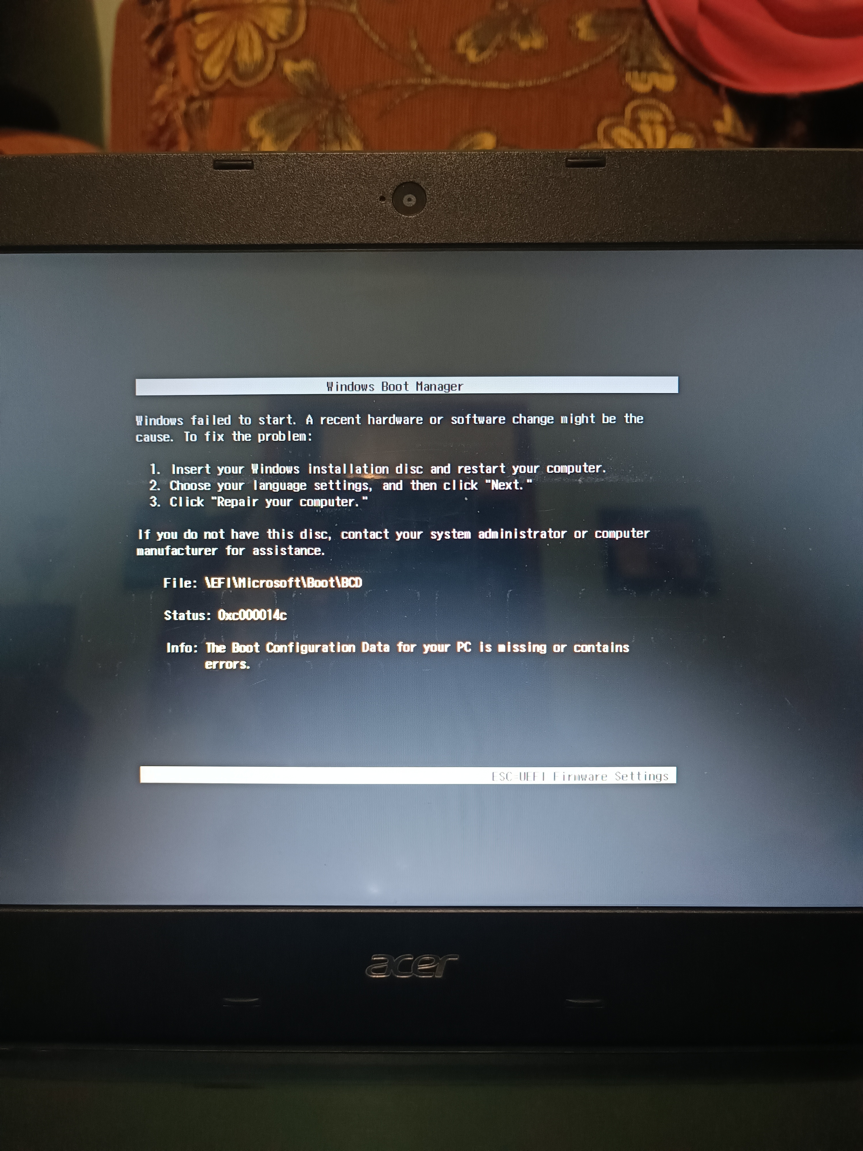 No Bootable Device - Microsoft Q&A