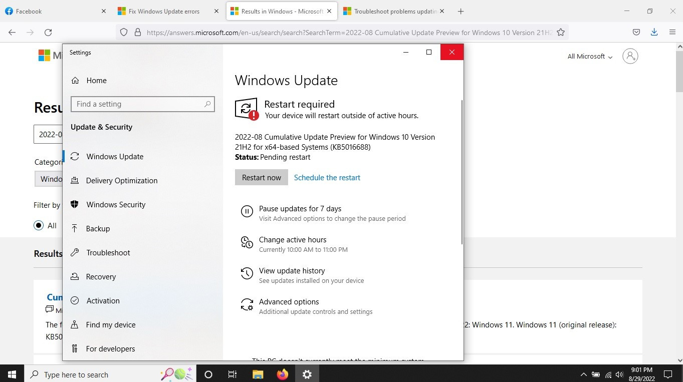 Help. Update stuck in Restart. - Microsoft Q&A