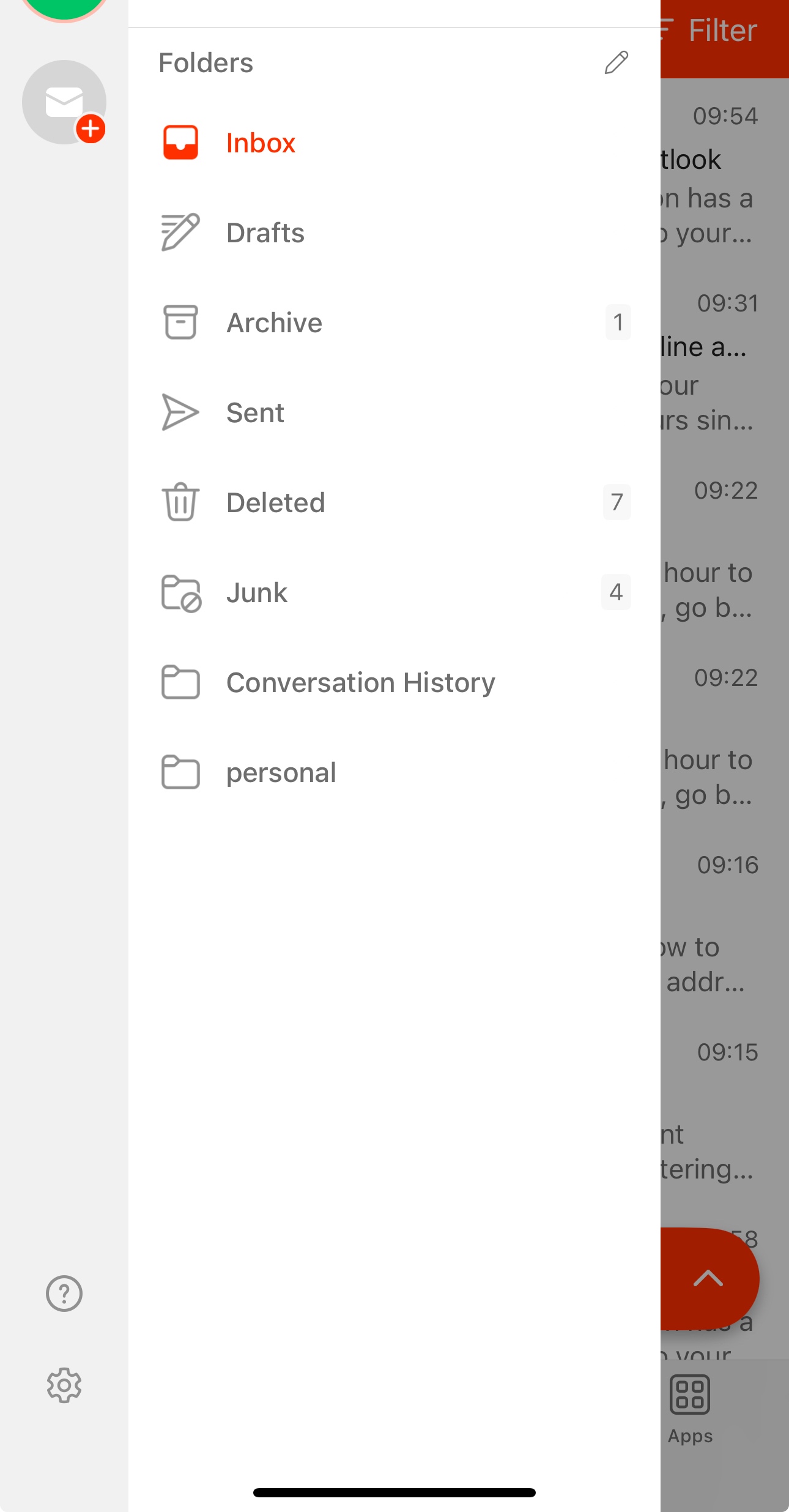Locating the Outbox Folder in Outlook