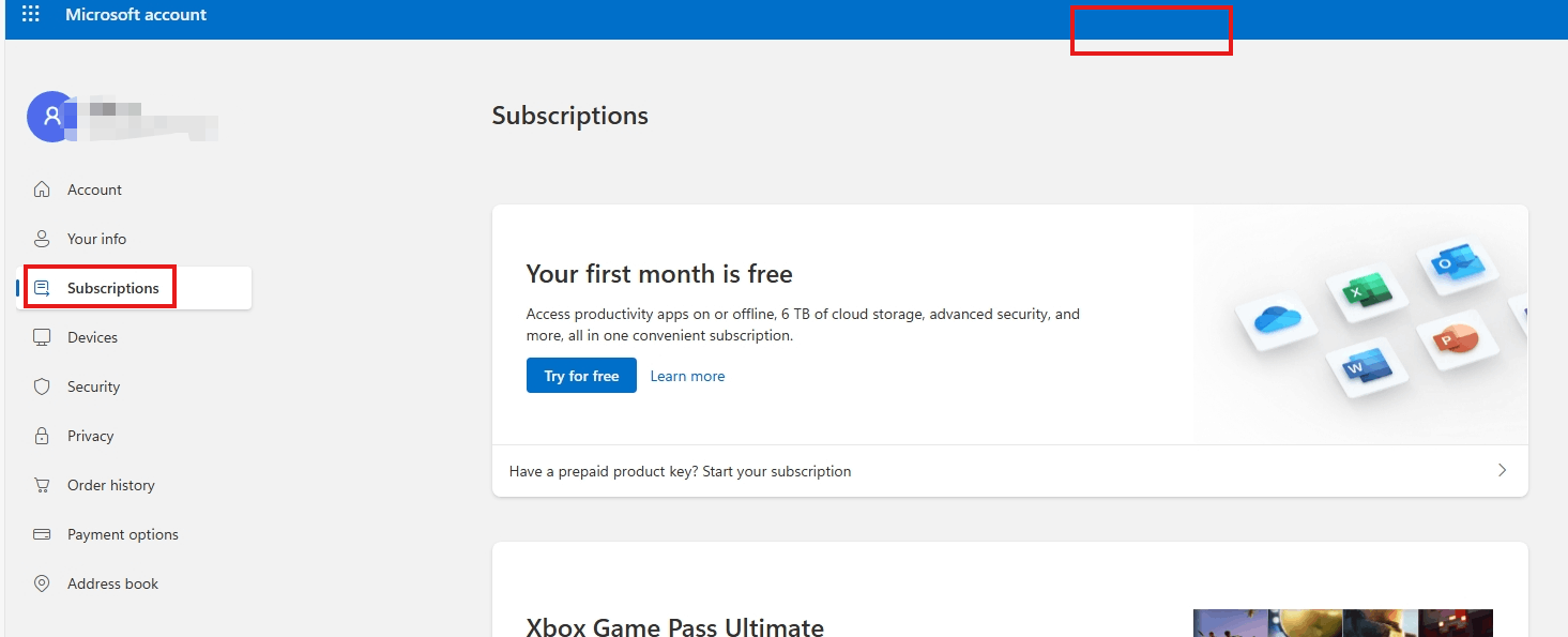 one drive subscription - Microsoft Q&A