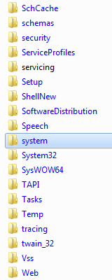 Dúvida sobre a pasta System. - Microsoft Q&A