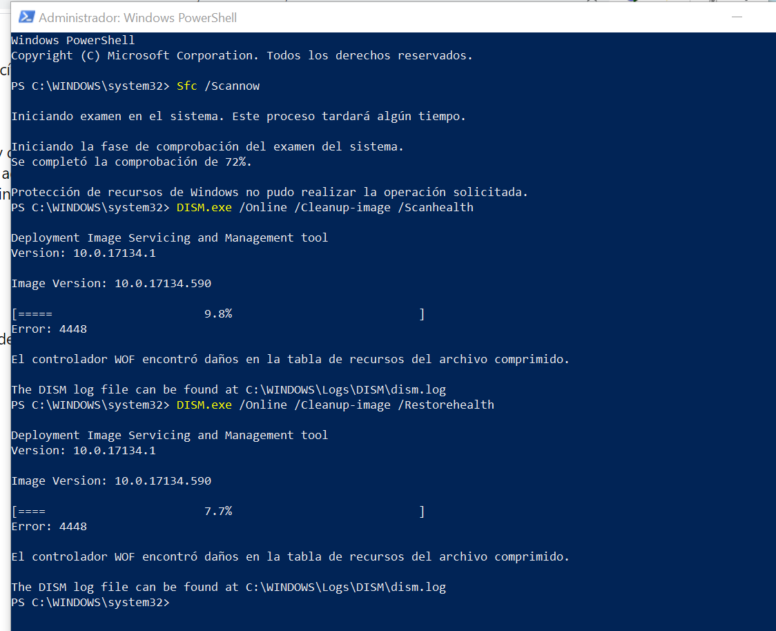 como solucionar el error IMAGEN INCORRECTA 0x0000020 - Microsoft Q&A