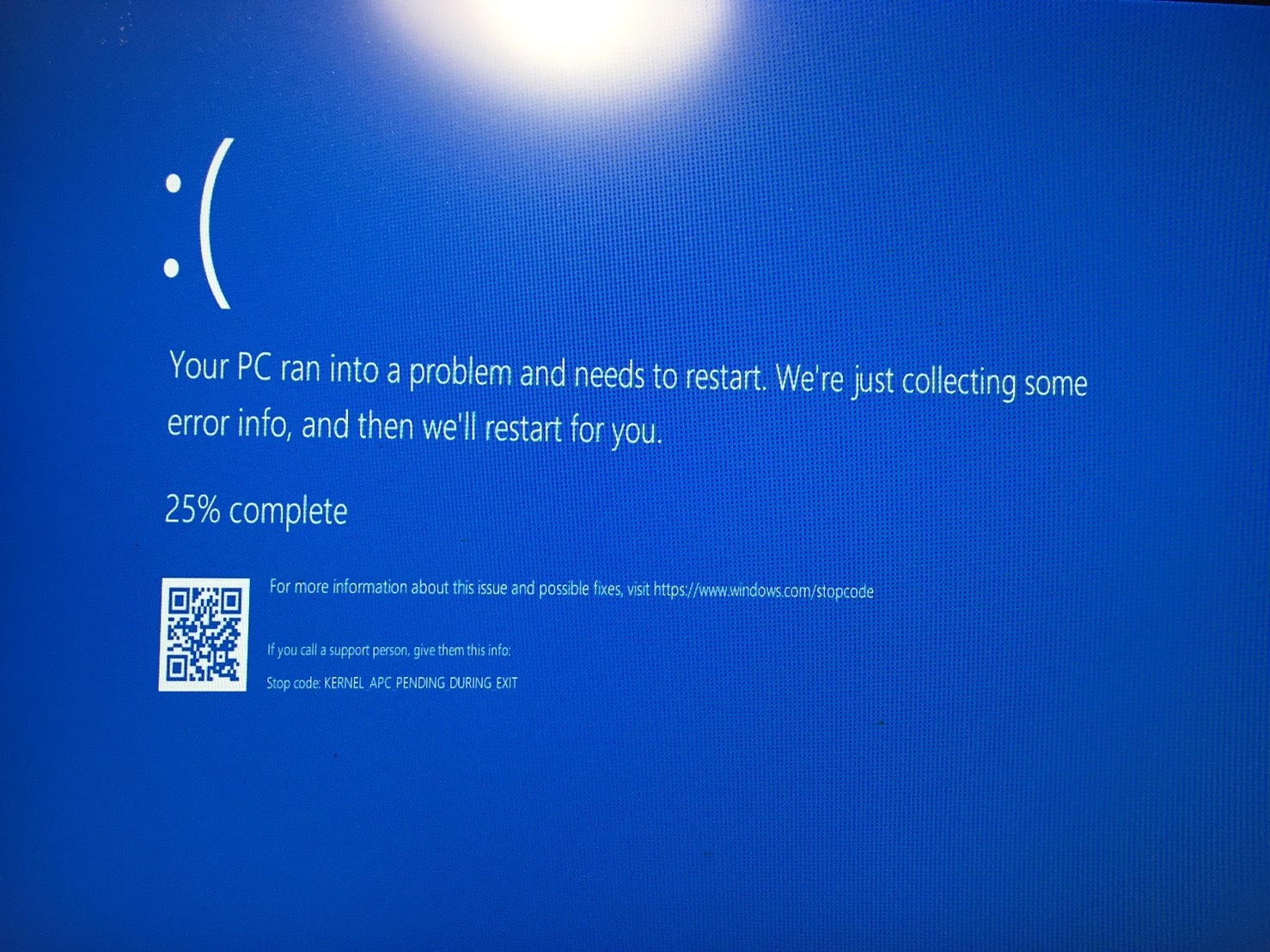 Blue screen turn on windows 10 - Microsoft Q&A