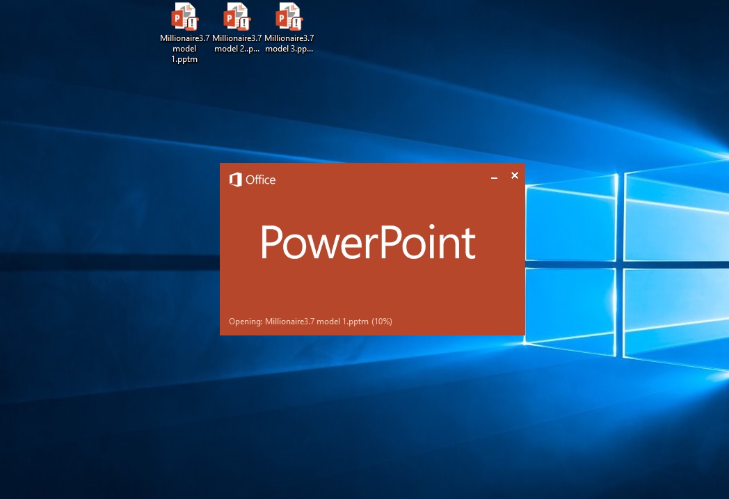 When i use slideshow . my powerpoint program restart automaticaly ...
