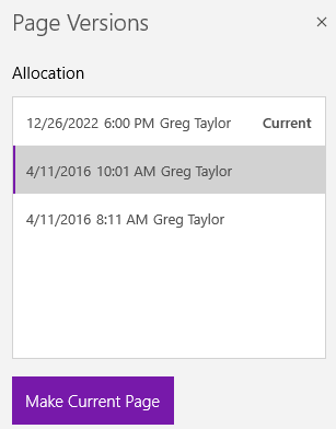 How do you delete old page versions from OneNote? - Microsoft Q&A