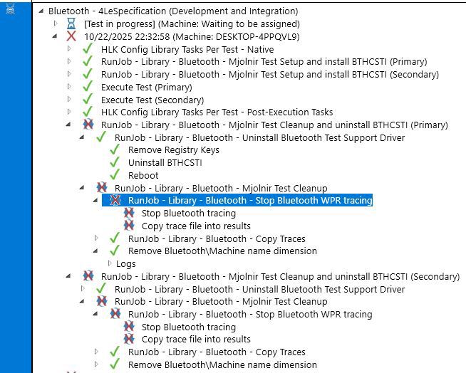 Bluetooth-4LeSpecification (development and integration) -error