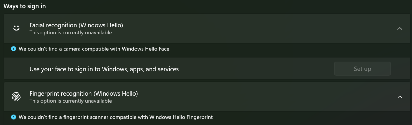 Windows Hello - Microsoft Q&A