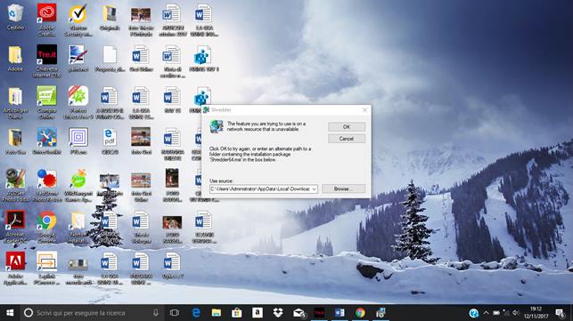 "please wait while windows configures Shredder" - Microsoft Q&A