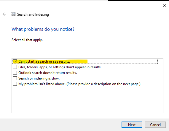Something went wrong and your search couldn't be completed - Microsoft Q&A