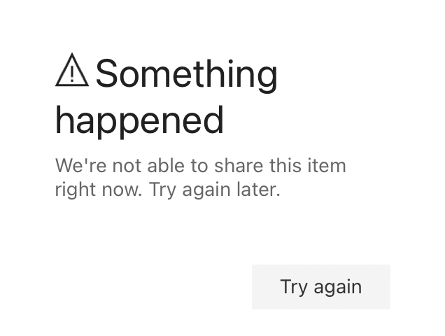 Problem sharing items from OneDrive on Mac - Microsoft Q&A
