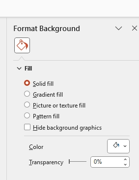 Powerpoint: de-selecting object closes Format Shape Panel, but Format ...