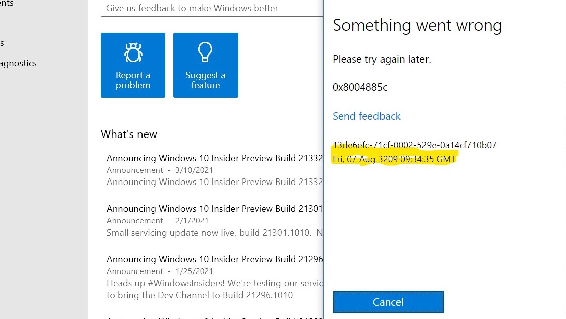 Time clock out of sync after update to Windows 10 Insider Preview 21327 ...