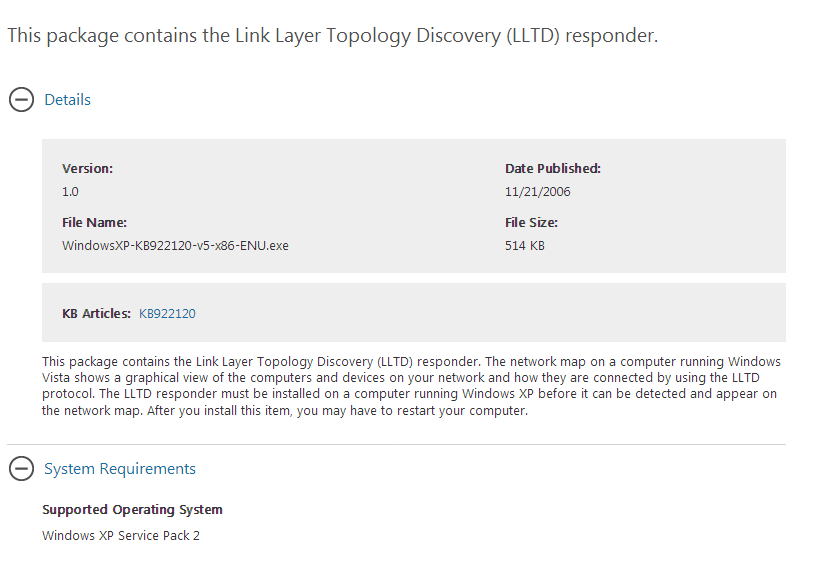 Where can I download LLTD responder - Microsoft Q&A