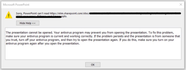 PowerPoint not opening - Microsoft Q&A