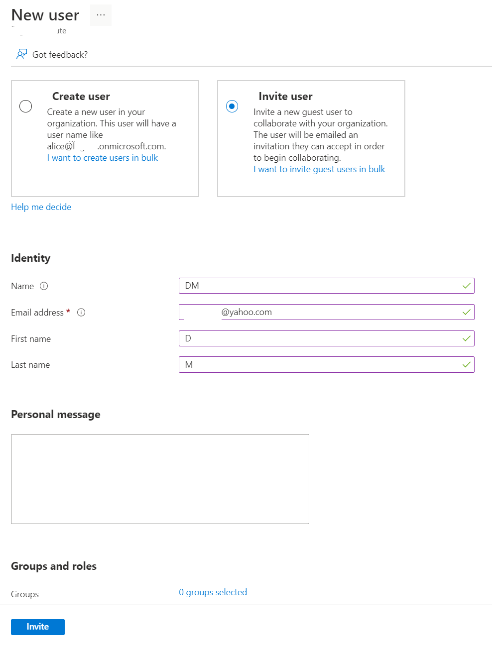 Error message when trying to add a guest in teams - Microsoft Q&A