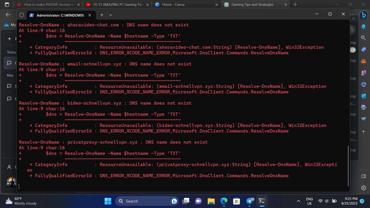 How can solve this annoying error? - Microsoft Q&A