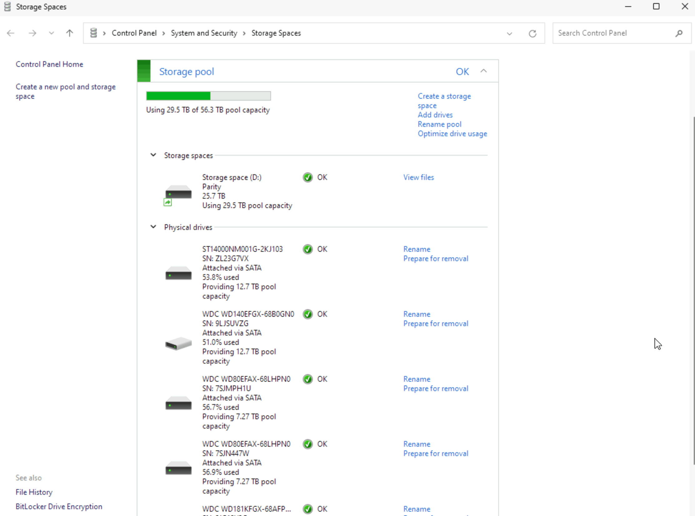 Unable to increase size of storage space - Microsoft Q&A