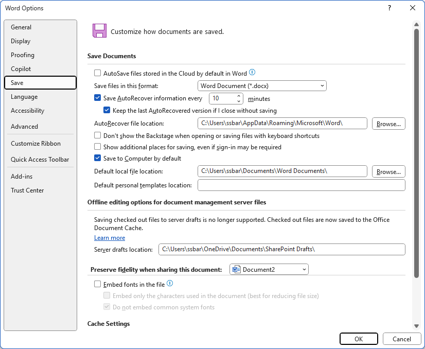 autosave document to this pc - Microsoft Q&A
