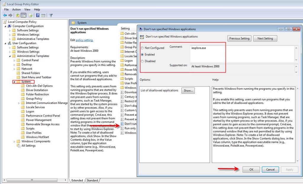 Prevent user from open iexplorer.exe in Policy but it can be opened ...