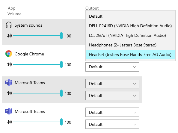 Teams taking over my system sound - Microsoft Q&A
