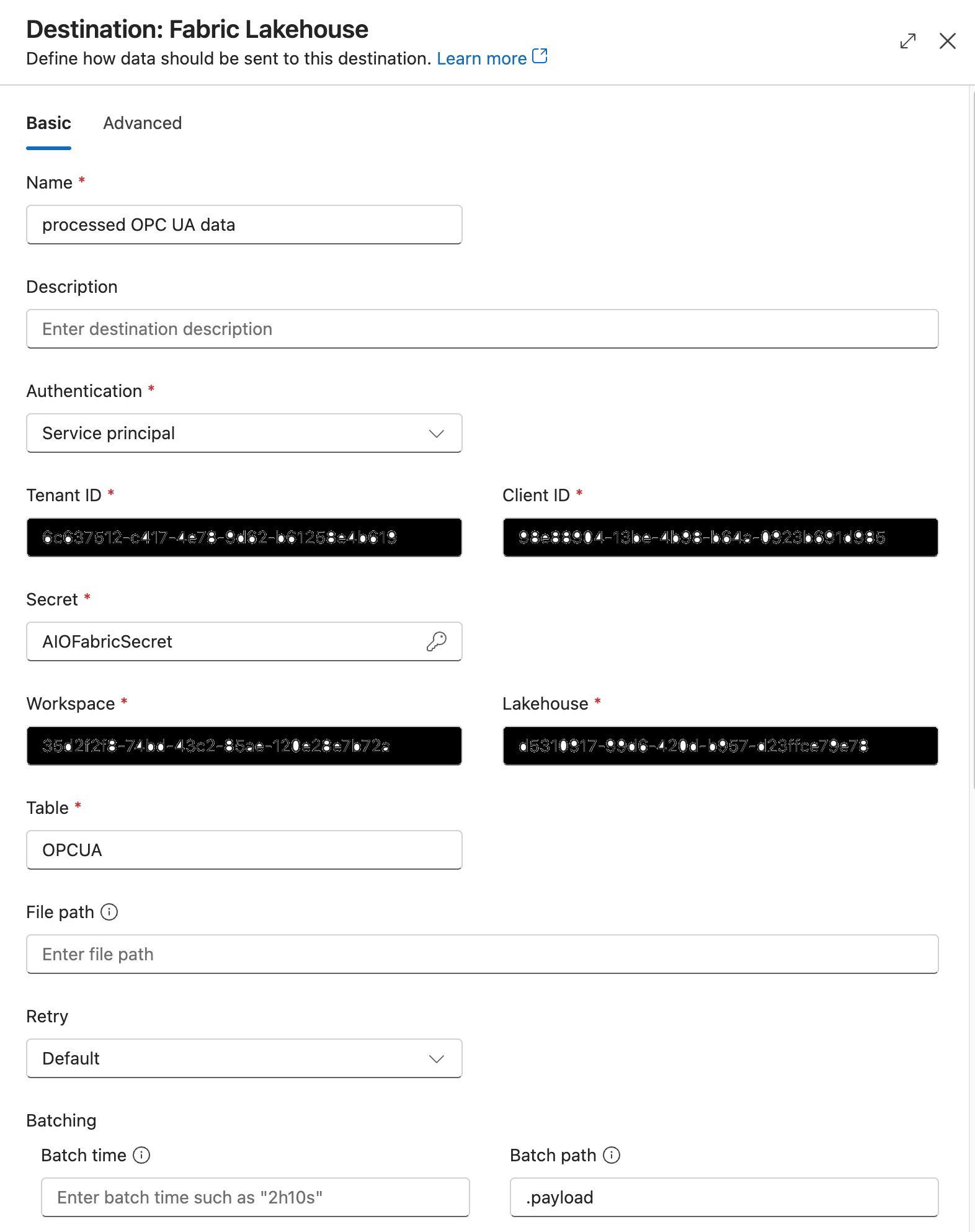 AIO data pipeline fabric lakehouse