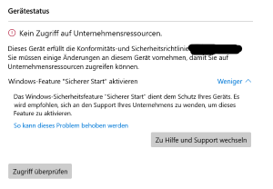 TPM PCR-Validierungsprofil fehlerhaft / PCR7 Bindung nicht möglich ...