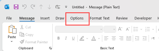 Outlook options tab not working windows 11 - Microsoft Q&A